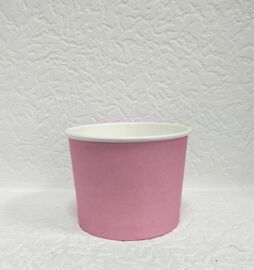 Креманка бумажная, Розовая, 300мл